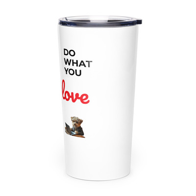 Tapered stainless steel tumbler