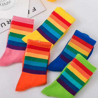 Colorful rainbow socks set/5 pcs