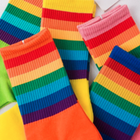 COLORFUL RAINBOW SOCKS SET/5 PCS - Thumbnail 1