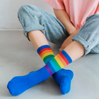 COLORFUL RAINBOW SOCKS SET/5 PCS - Thumbnail 5