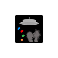 UFO Vinyl Sticker - Thumbnail 2