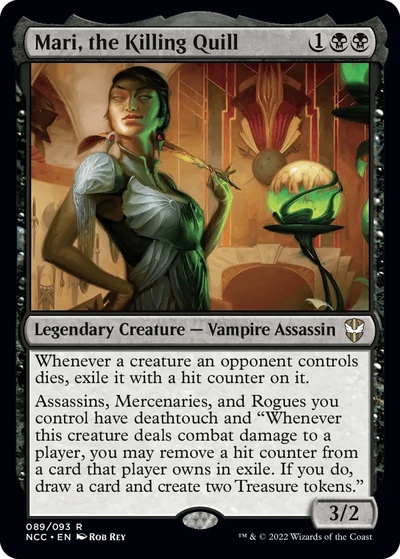 Mari, the Killing Quill - Artist Proof, MTG Streets of New Capenna