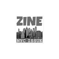 Zine New York Vinyl Sticker - Thumbnail 2
