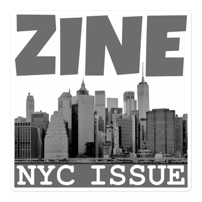 Zine New York Vinyl Sticker