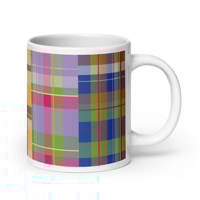 Quilt print mug (20 oz)