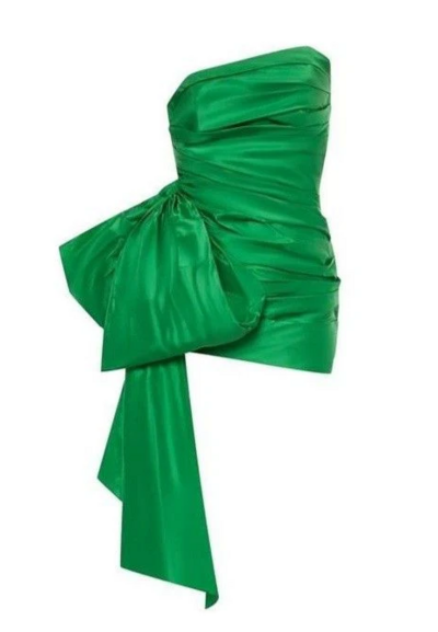 Sexy Green Strapless Short Homecoming Dress