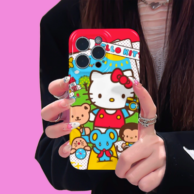 KITTY IN ZOO PHONE CASE