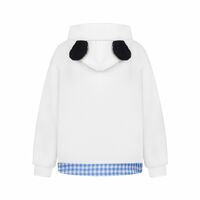 Sweet and cute fun embroidered fake two-piece sweatshirt jacket - Thumbnail 3