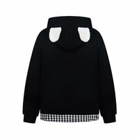 Sweet and cute fun embroidered fake two-piece sweatshirt jacket - Thumbnail 5