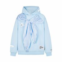 American Sweet KT Cat Fun Embroidered Hooded Sweatshirt - Thumbnail 8