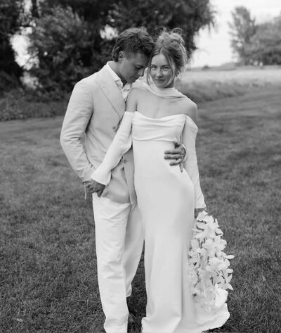 Elegant Wedding Dress, Mermaid Long Sleeve Bridal Dress Bridal Gown