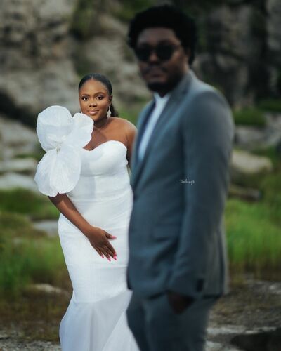 Elegant Wedding Dress, Mermaid Satin 3D Handmade Flower Beach Boho Bridal Dress Bridal Gown