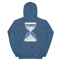 Metamelos Static Skull Hoodie  Embroidered Chest, Hourglass Tape Print - Thumbnail 42