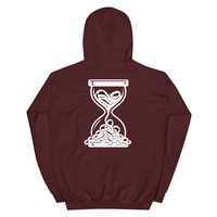 Metamelos Static Skull Hoodie  Embroidered Chest, Hourglass Tape Print - Thumbnail 43