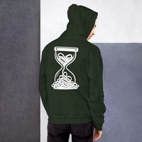 Metamelos Static Skull Hoodie  Embroidered Chest, Hourglass Tape Print - Thumbnail 4