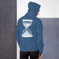 Metamelos Static Skull Hoodie  Embroidered Chest, Hourglass Tape Print - Thumbnail 6