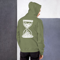 Metamelos Static Skull Hoodie  Embroidered Chest, Hourglass Tape Print - Thumbnail 8