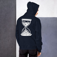 Metamelos Static Skull Hoodie  Embroidered Chest, Hourglass Tape Print - Thumbnail 9
