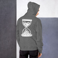 Metamelos Static Skull Hoodie  Embroidered Chest, Hourglass Tape Print - Thumbnail 11