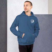 Metamelos Static Skull Hoodie  Embroidered Chest, Hourglass Tape Print - Thumbnail 54