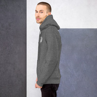 Metamelos Static Skull Hoodie  Embroidered Chest, Hourglass Tape Print - Thumbnail 71