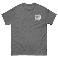 Metamelos Static Skull Tee  100% Cotton Unisex Streetwear T-Shirt - Thumbnail 8