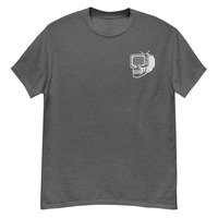 Metamelos Static Skull Tee  100% Cotton Unisex Streetwear T-Shirt - Thumbnail 22