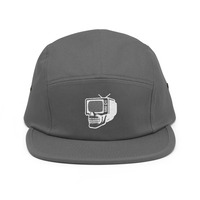 Metamelos Static Skull Camper Cap  5-Panel Low-Profile Cotton Hat - Thumbnail 1