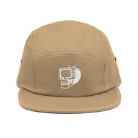 Metamelos Static Skull Camper Cap  5-Panel Low-Profile Cotton Hat - Thumbnail 2