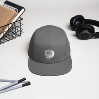 Metamelos Static Skull Camper Cap  5-Panel Low-Profile Cotton Hat - Thumbnail 37