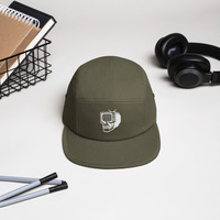 Metamelos Static Skull Camper Cap  5-Panel Low-Profile Cotton Hat - Thumbnail 40