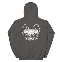 Metamelos "Drip Signal" Hoodie  Embroidered Static Skull Front, Record Pool Back Print - Thumbnail 65