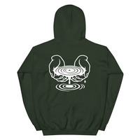 Metamelos "Drip Signal" Hoodie  Embroidered Static Skull Front, Record Pool Back Print - Thumbnail 68
