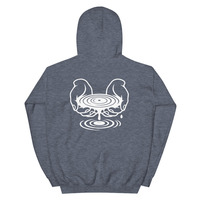 Metamelos "Drip Signal" Hoodie  Embroidered Static Skull Front, Record Pool Back Print - Thumbnail 69