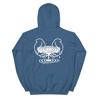 Metamelos "Drip Signal" Hoodie  Embroidered Static Skull Front, Record Pool Back Print - Thumbnail 70