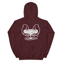 Metamelos "Drip Signal" Hoodie  Embroidered Static Skull Front, Record Pool Back Print - Thumbnail 71