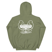 Metamelos "Drip Signal" Hoodie  Embroidered Static Skull Front, Record Pool Back Print - Thumbnail 72
