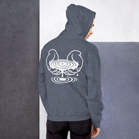 Metamelos "Drip Signal" Hoodie  Embroidered Static Skull Front, Record Pool Back Print - Thumbnail 5