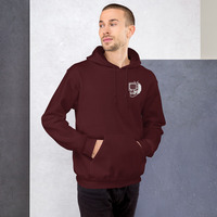 Metamelos "Drip Signal" Hoodie  Embroidered Static Skull Front, Record Pool Back Print - Thumbnail 47