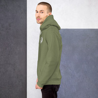 Metamelos "Drip Signal" Hoodie  Embroidered Static Skull Front, Record Pool Back Print - Thumbnail 24