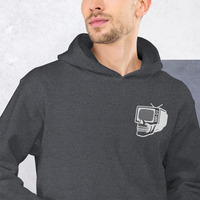 Metamelos "Drip Signal" Hoodie  Embroidered Static Skull Front, Record Pool Back Print - Thumbnail 15