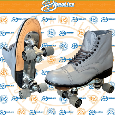 Light Grey Stacy Baldwin "Fiberglass Wheel "Custom Skate