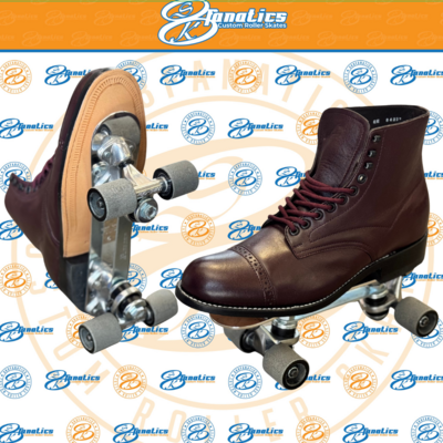 Burgundy stacy baldwin "fiberglass wheel "custom skate