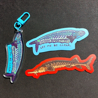 sturgeon stickers/magnets/keychains - Thumbnail 1