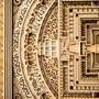 STEREOWOOD Kalachakra Mandala Multi-Layer Wall Art, Mandala Laser Cut, Rustic Home Wood Wall Art, 3D wall art,Mandala Svg,Wood Mandala-3