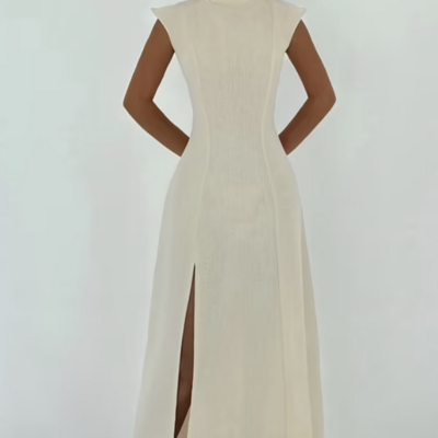 Rachel slit maxi dress