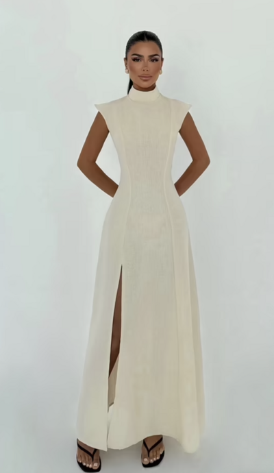 Rachel slit maxi dress