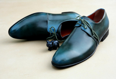 Crafted Leather Handmade Men Wholecut Oxfords Dress Shoes