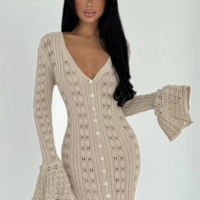 Naomie Elegant Bodycon Dress - Thumbnail 3