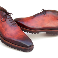 Crafted Leather Handmade Men Brown Leather Chukka Boot - Thumbnail 2